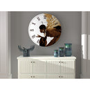 Angel 2 Metal Wall Clock - Luv That Art