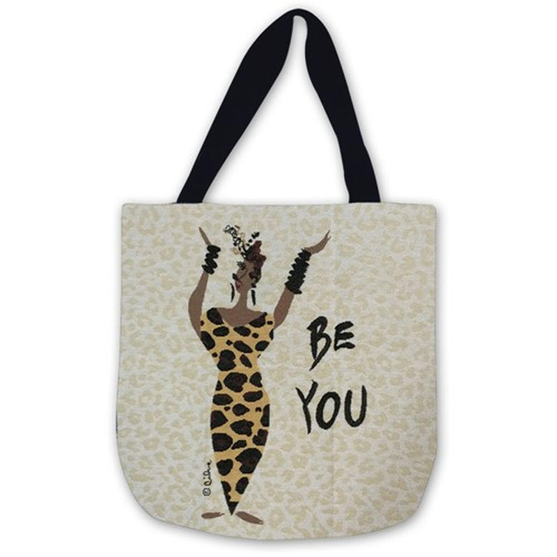 Be You - African American Tote Bag - Luv That Art 