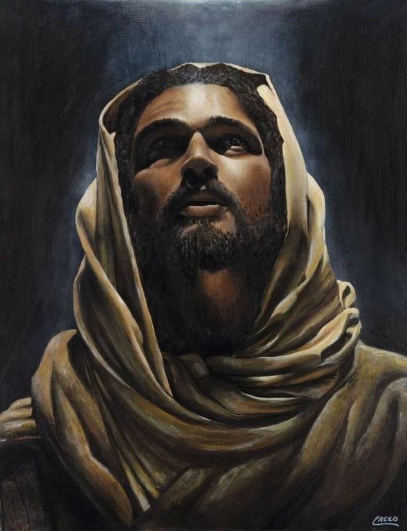 Black Jesus Art - The Messiah - Cecil Creed Jr.