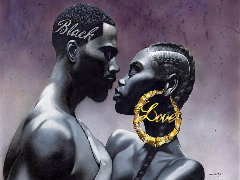 Manasseh Johnson - Black Love - Luv That Art 