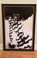 Black Vogue - Yvette Crocker - Framed - Luv That Art