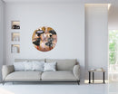 African American Brella Girls Metal Wall Clock - Luv That Art