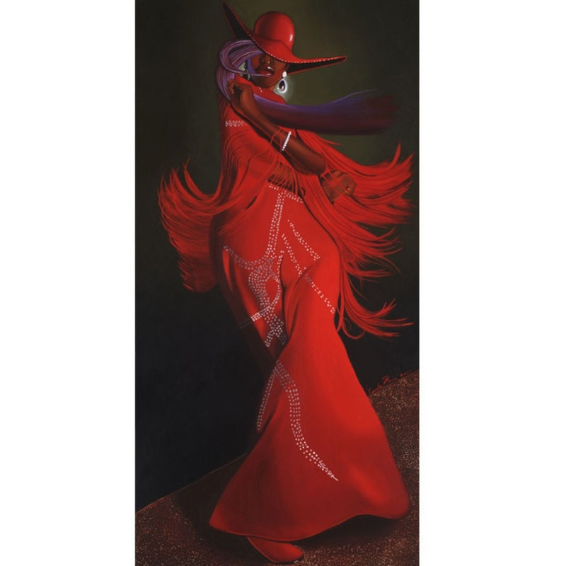Oronde Kairi - Ebony in Red - Luv That Art 