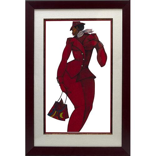 Charles Bibbs - Ebony in Red - Luv That Art 