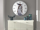 High Fashion Ebony Wall  Clock - Luv That Art