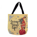 Living my blessed life woven tote - Luv That Art