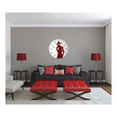Love of Style (White) Metal Wall Clock - Luv That Art