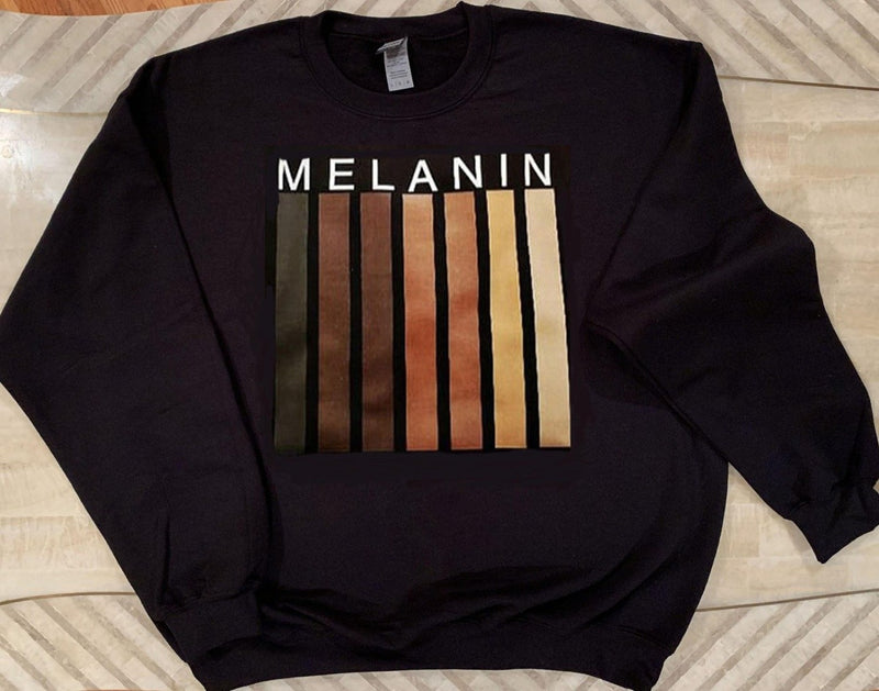 Melanin -Sweatshirt - Hoodie - Luv That Art 