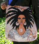 Nubian Queen  African  American  tote bag - Gbaby - Luv That Art