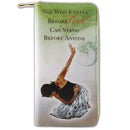 She who kneels -  ladies wallet - Luv That Art