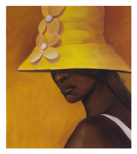 Laurie Cooper - Yellow Hat - Luv That Art 