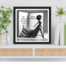 She Believed She Could Next Chapter - African American Art print