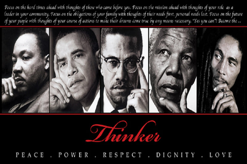 Anon - Thinker (Quintet) Peace power respect dignity love - Luv That Art 