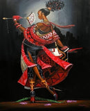 Frank Morrison - Painting the Town Red with Elegance - Luv That Art 