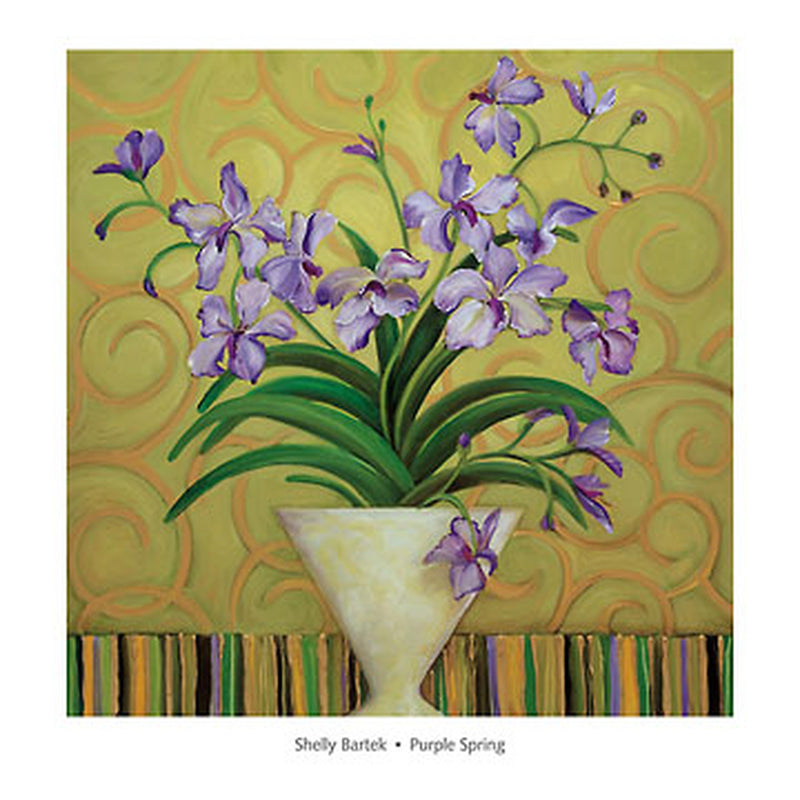 Purple Spring - Shelly Bartek - Luv That Art 