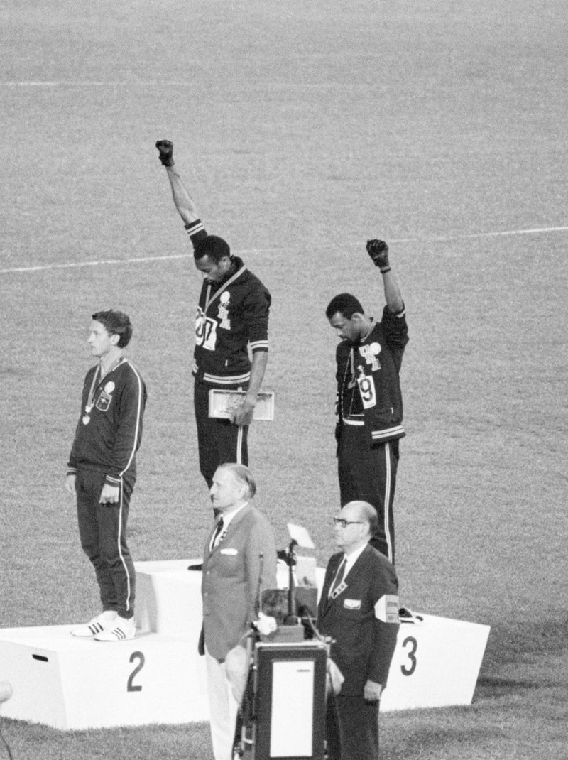 Anon - Black Power Olympic Medalists, Mexico City, 1968 - Luv That Art 