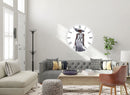 High Fashion Ebony Wall  Clock - Luv That Art 