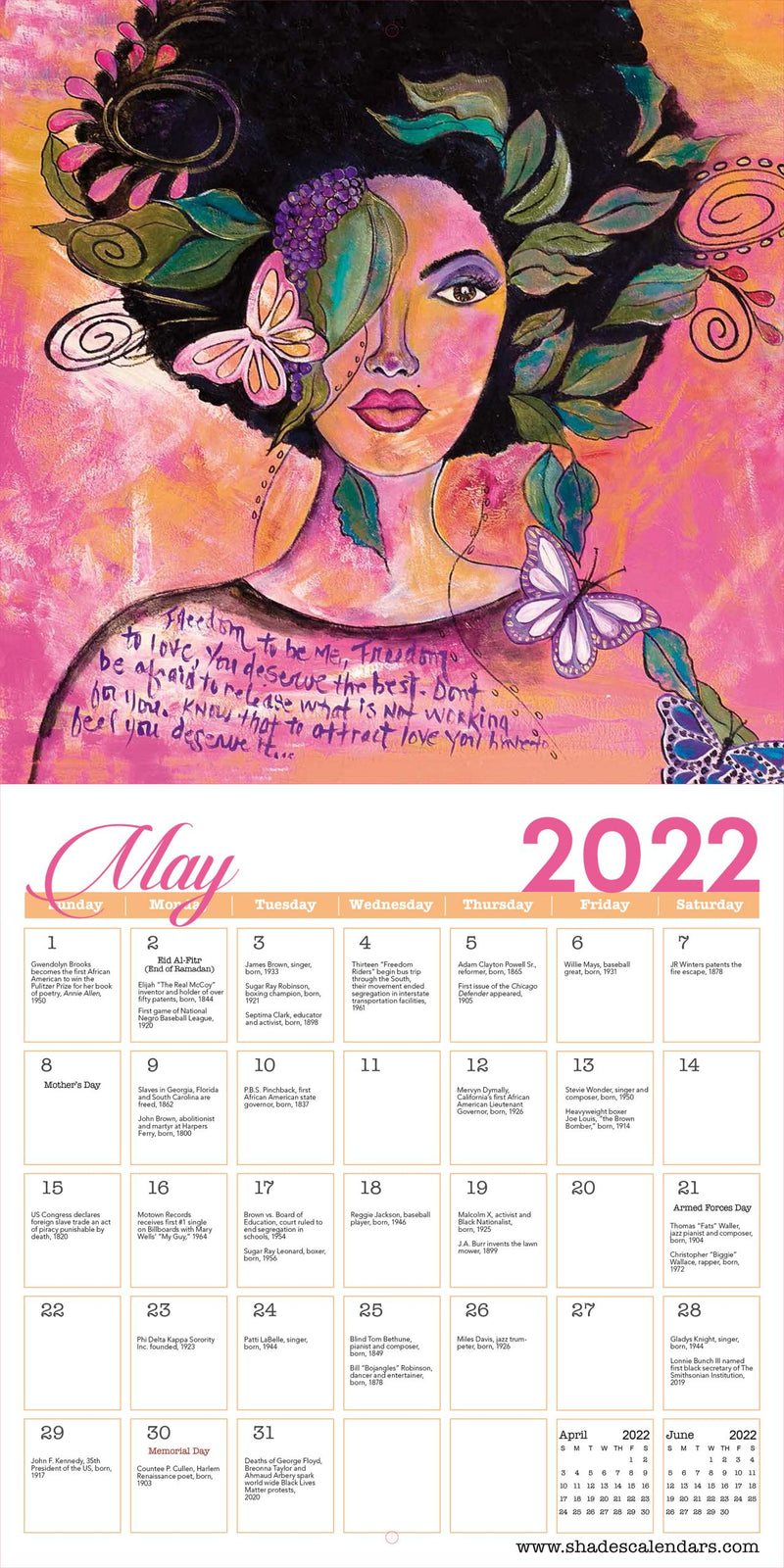 2022 I AM - GBABY African American Calendar