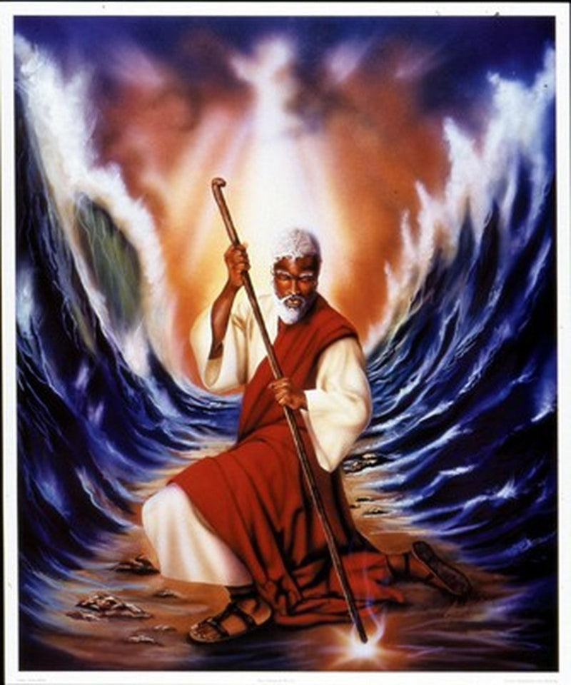 Aaron Hicks Moses Parting The Red Sea - Luv That Art 