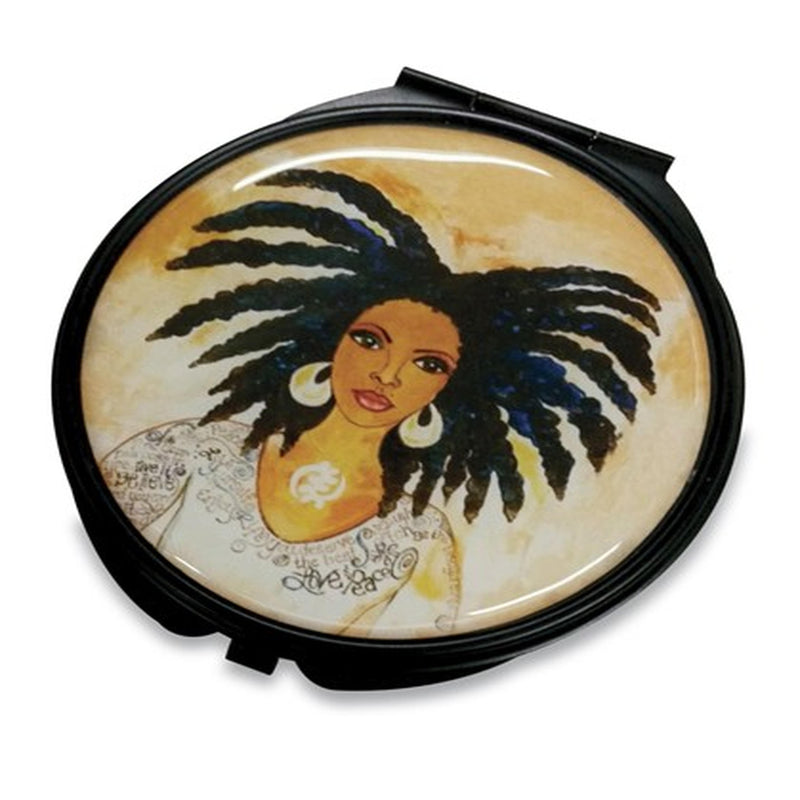 Nubien Queen - Pocket Mirror case - Luv That Art 