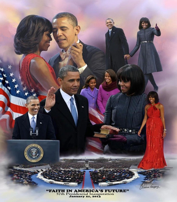 Wishum Gregory - Faith in America - 2013  Obama Inauguration - Luv That Art 