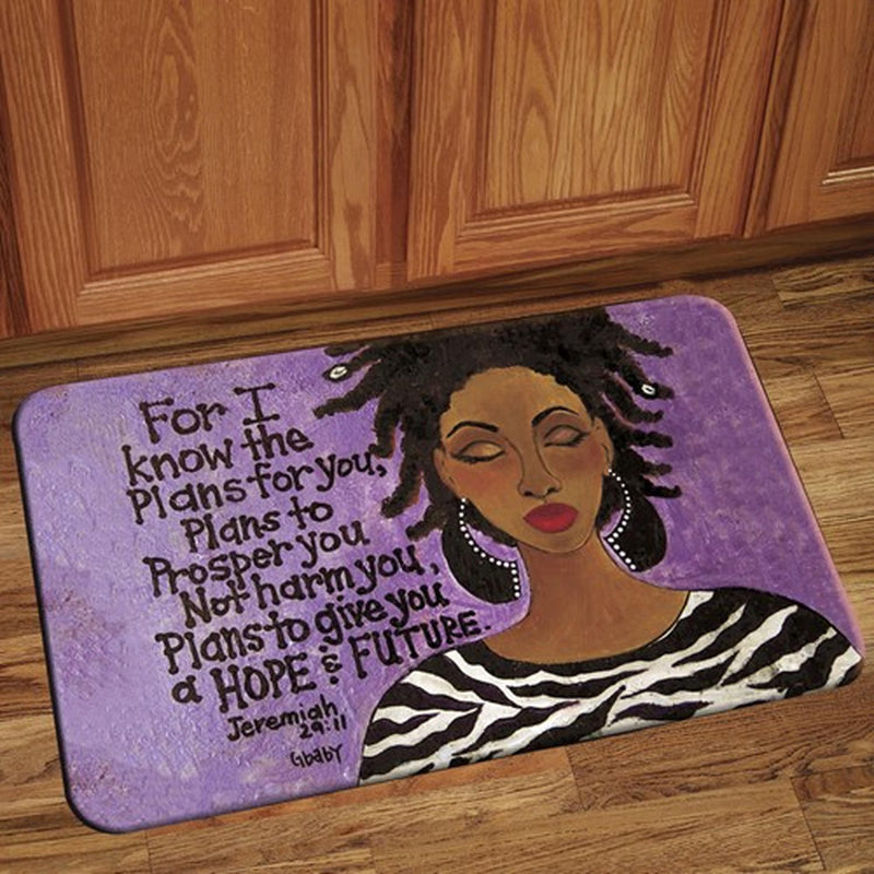 For I Know the Plans Floor Mat