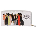 Sister Friends - African American Ladies Wallet - Luv That Art 