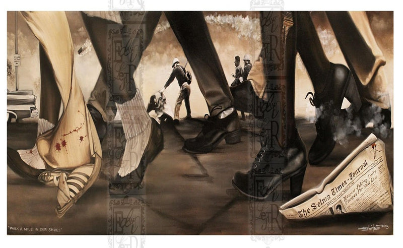 Edwin Lester - Walk A Mile In Our Shoes - Luv That Art 